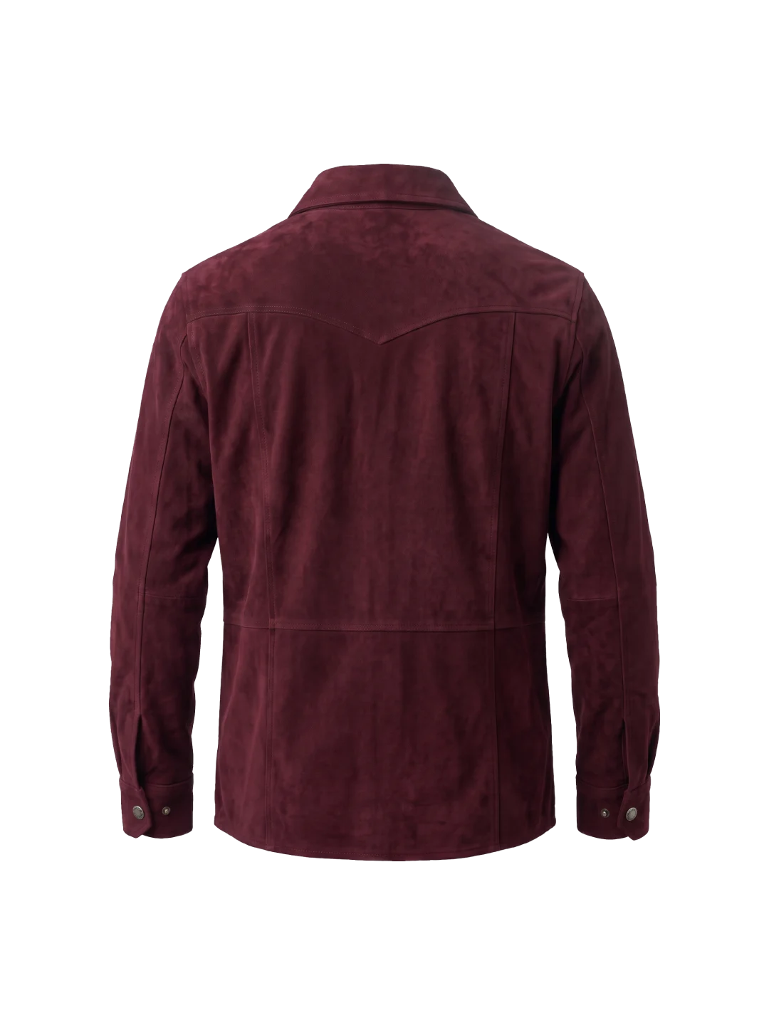 Ridgeline Western Suede Burgundy Shirt Jacket