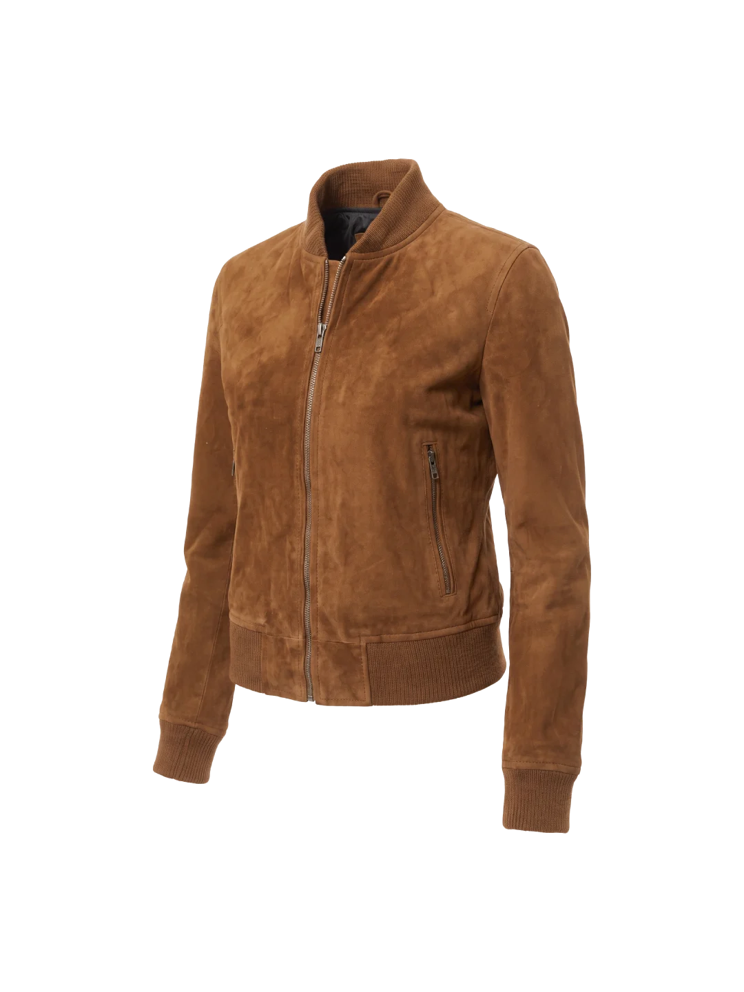Sahara Goatskin Suede Bomber Jacket (Women’s)