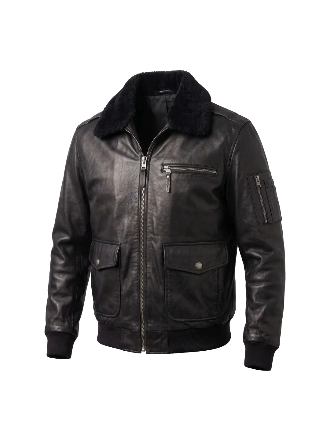 Spirit Heritage Black Bomber Jacket
