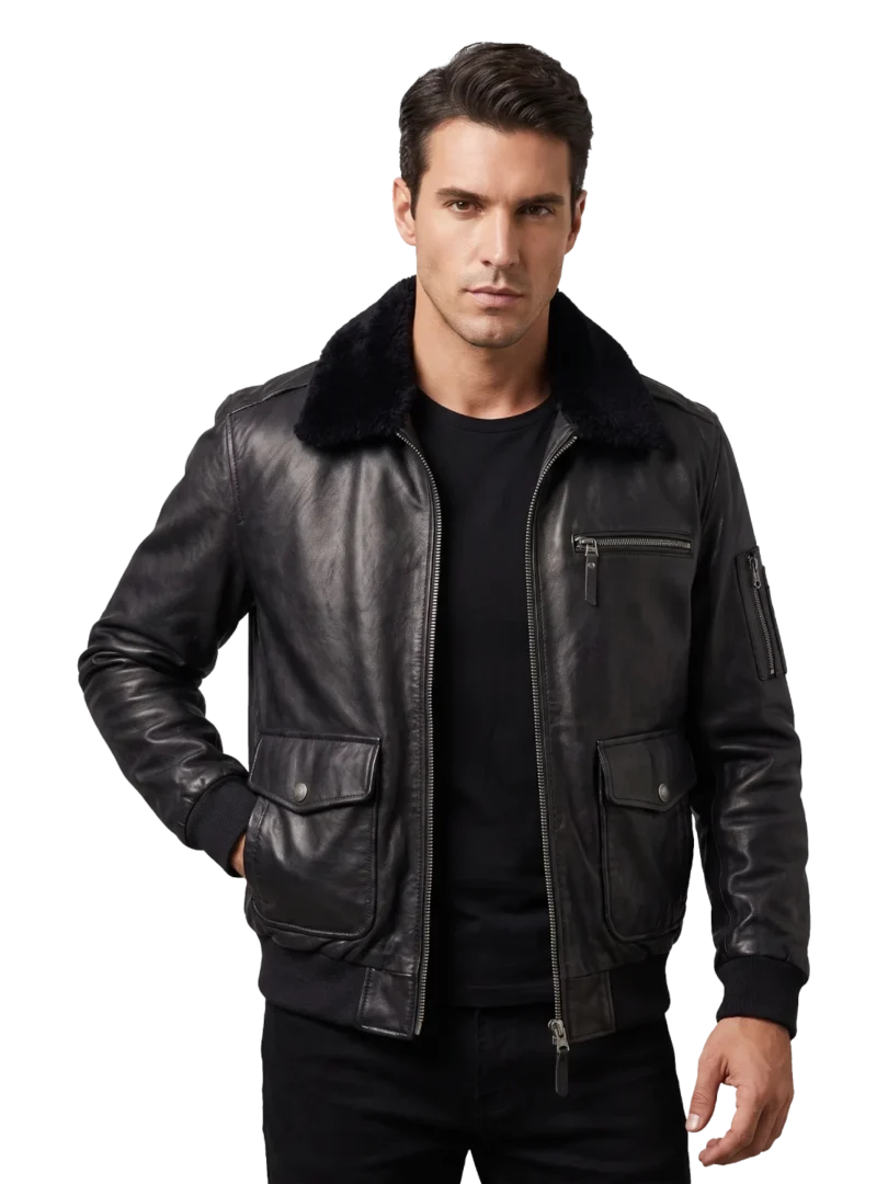 Spirit Heritage Black Bomber Jacket