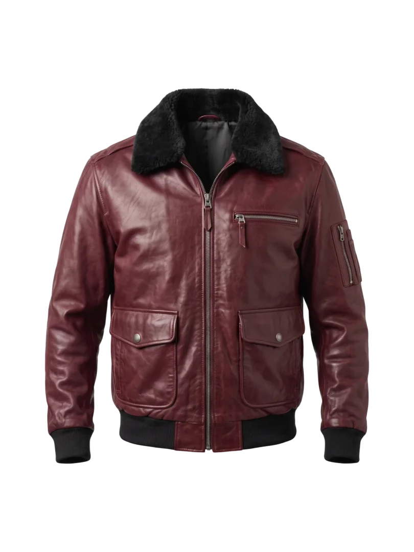 Spirit Heritage Burgundy Bomber Jacket