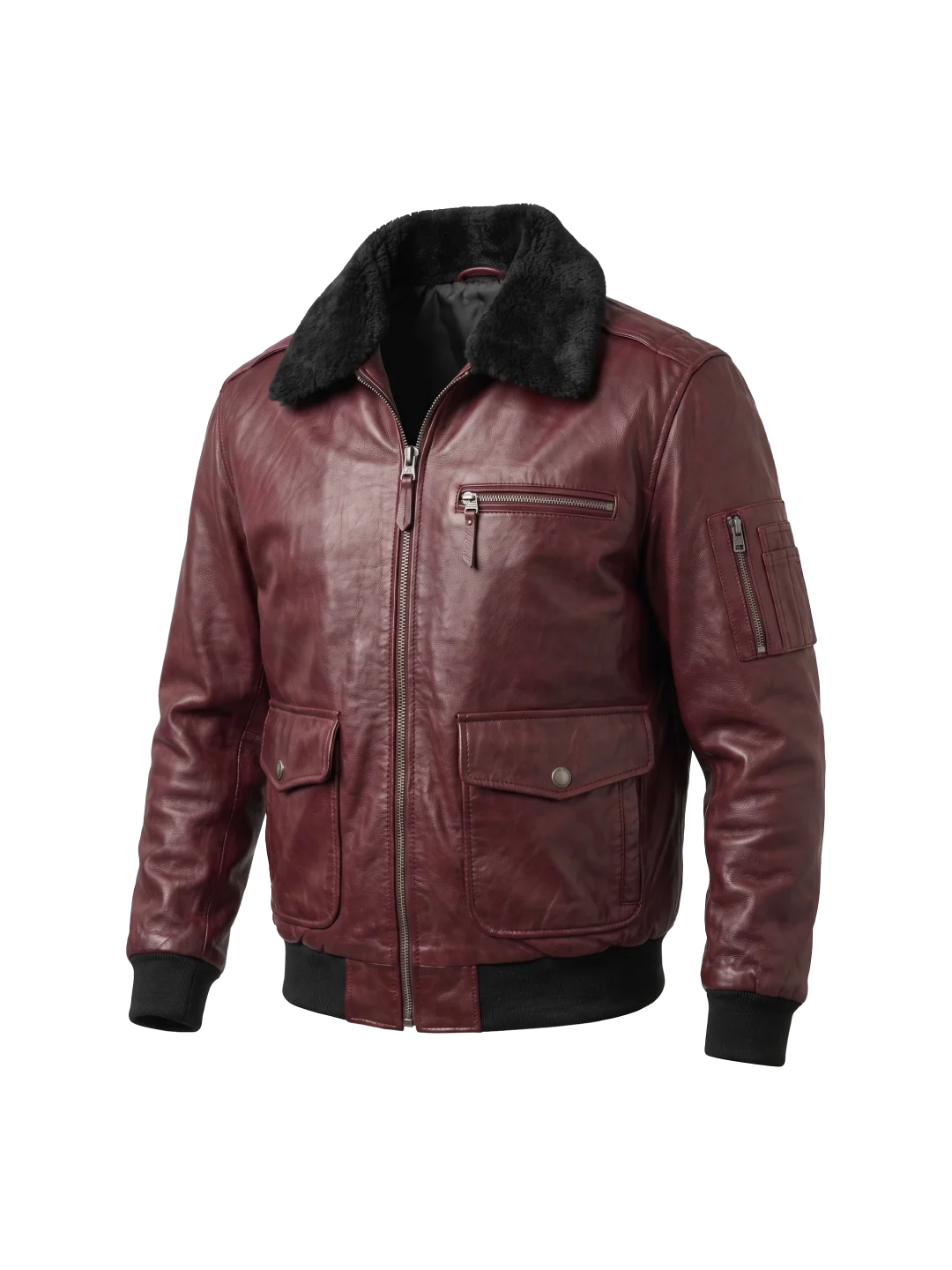 Spirit Heritage Burgundy Bomber Jacket