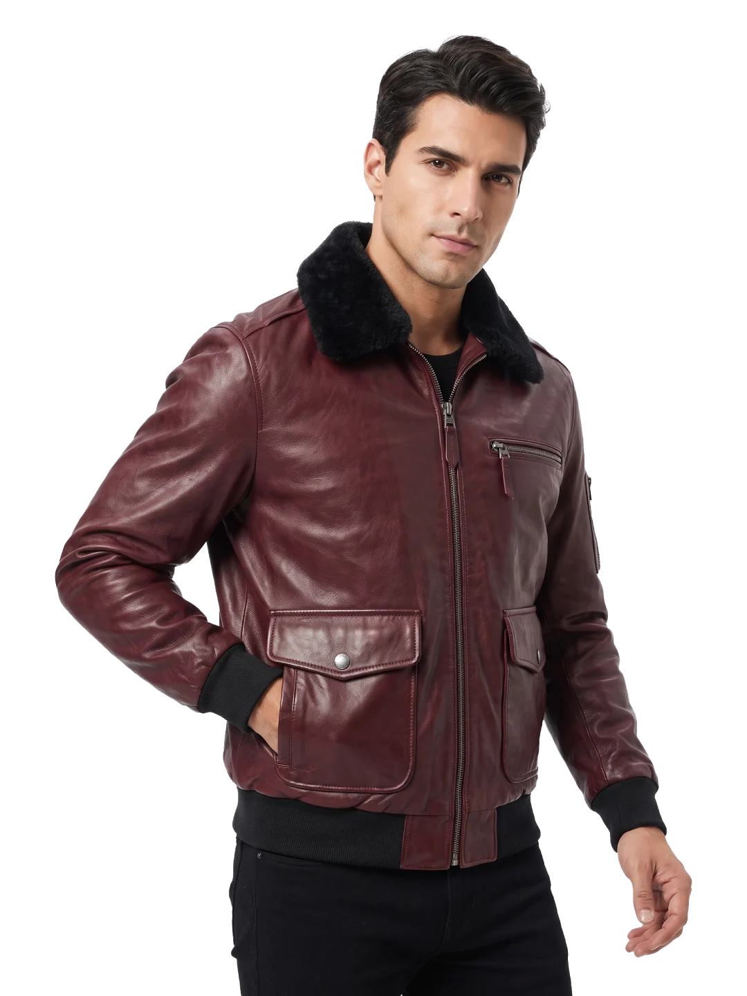Spirit Heritage Burgundy Bomber Jacket