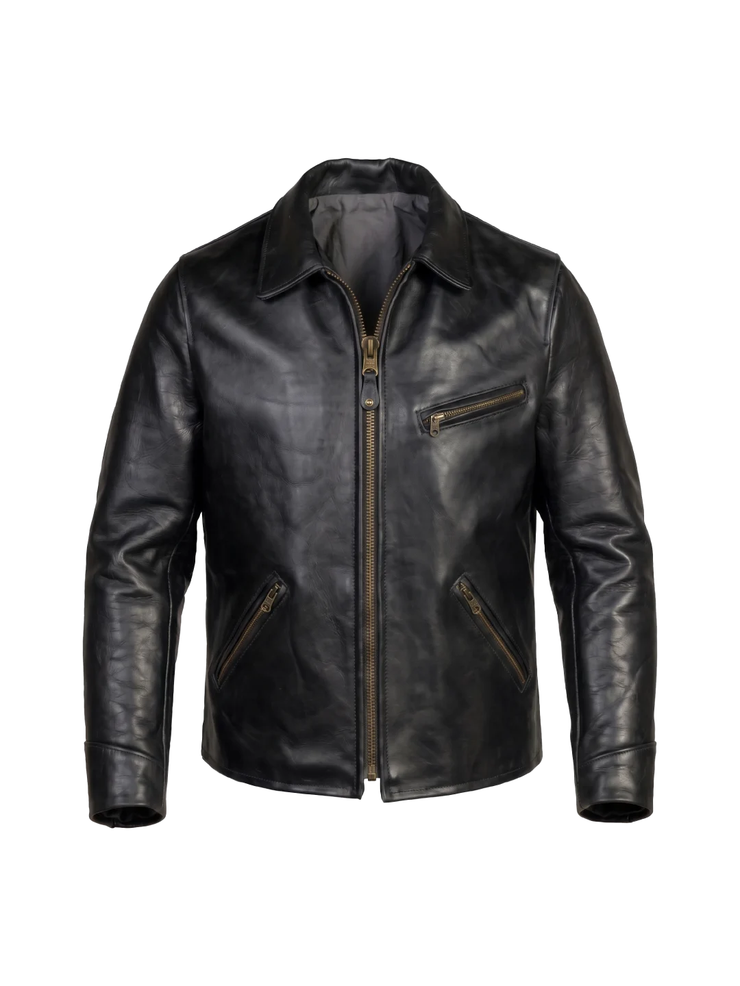 Sundance Vintage Cowhide Black Rider Jacket