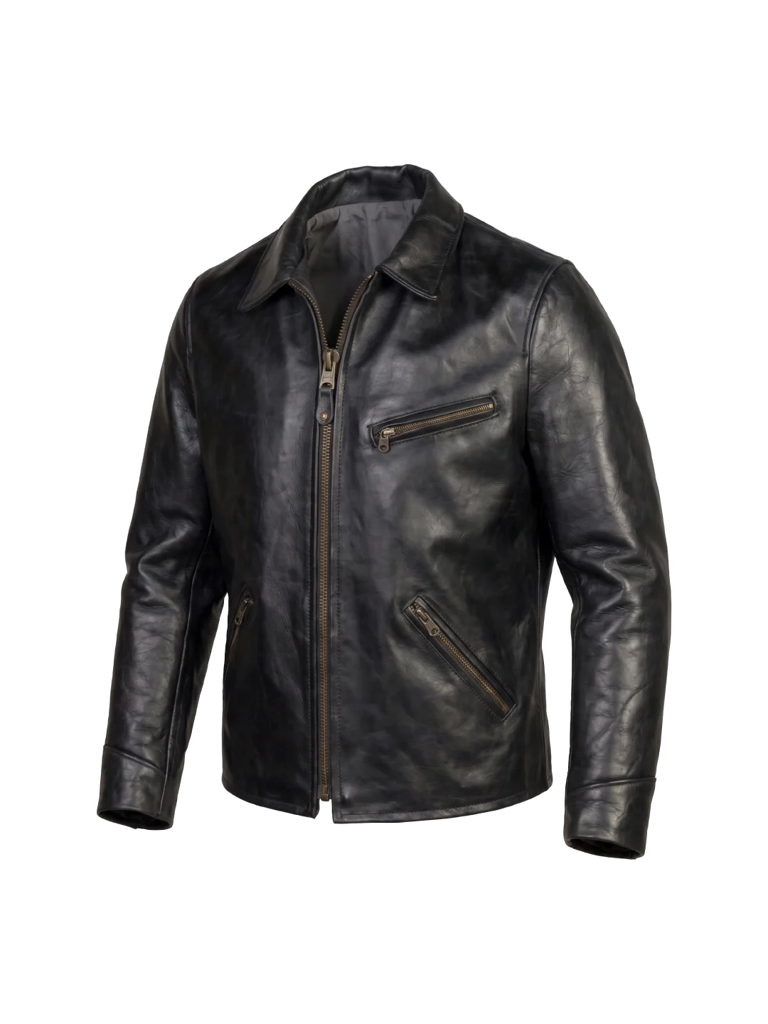 Sundance Vintage Cowhide Black Rider Jacket